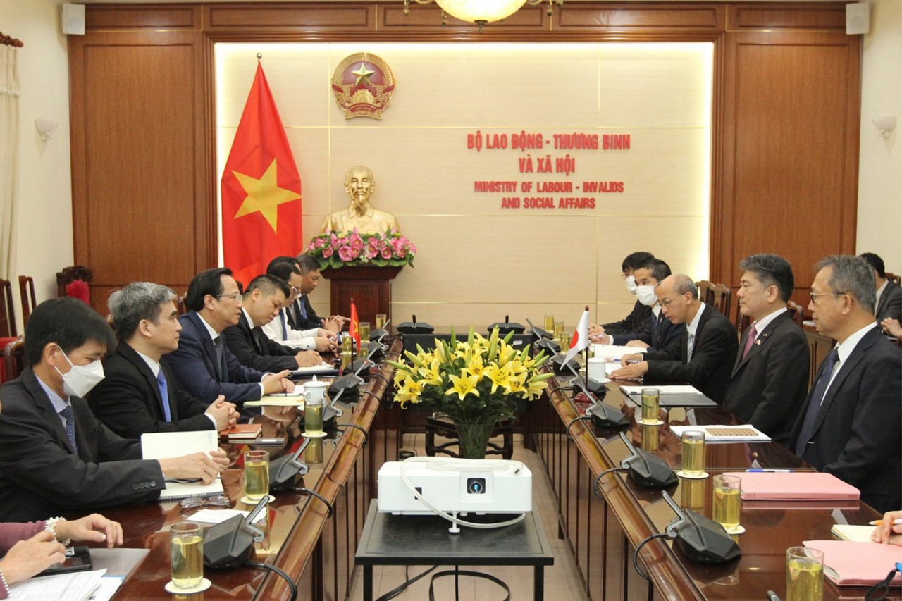 Cuộc hội đàm giữa lãnh đạo 2 bộ tại Hà Nội.