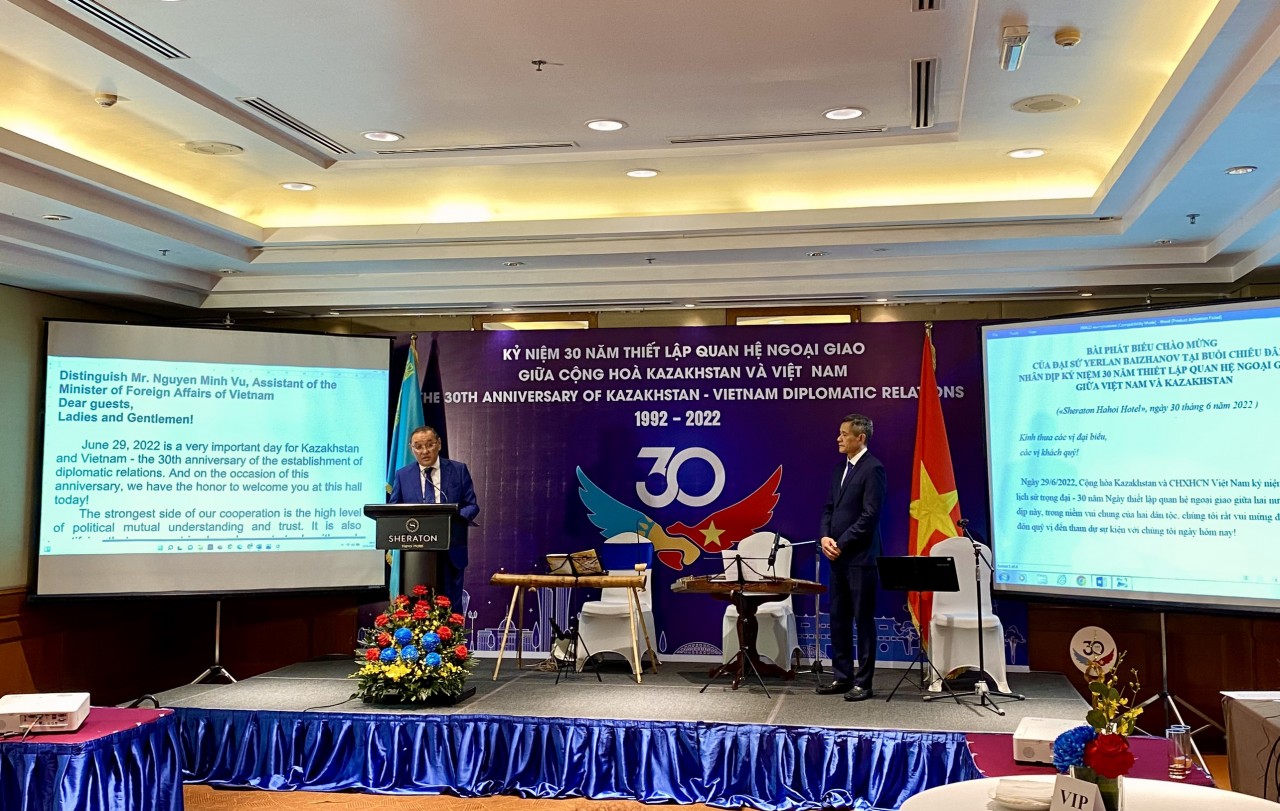 Quan hệ Việt Nam - Kazakhstan: 30 năm phát triển chặt chẽ, bền vững và hữu nghị