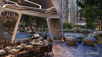 Công nghệ xử lý nước không dùng hoá chất ở hồ bơi phi thuyền LUMIÈRE Boulevard