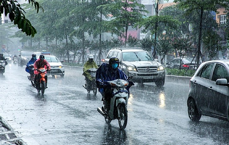 Ngày 7/7/20222, Hà Nội tiếp tục có mưa to