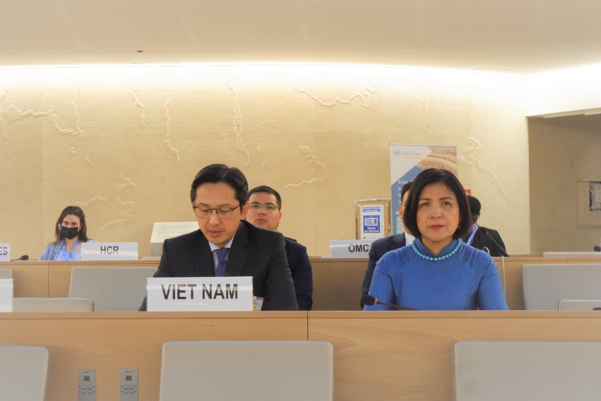 Hội đồng Nhân quyền LHQ: Thông qua Nghị quyết về quyền con người do Việt Nam đề xuất
