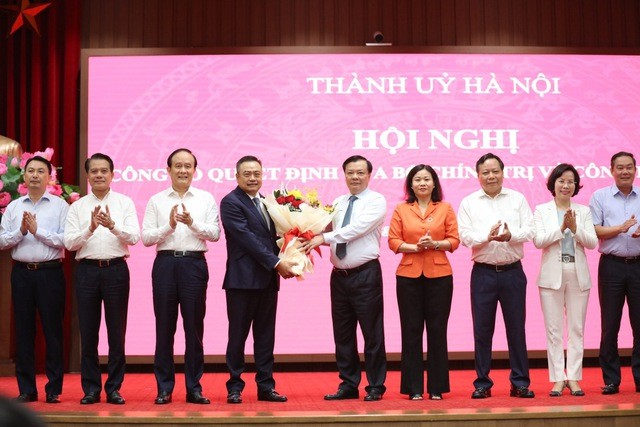 Bộ Chính trị phân công Tổng Kiểm toán Nhà nước Trần Sỹ Thanh giữ chức vụ Phó Bí thư Thành ủy Hà Nội