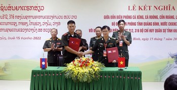 Nhiều hoạt động giao lưu hữu nghị giữa Bộ đội Biên phòng Việt Nam - Lào