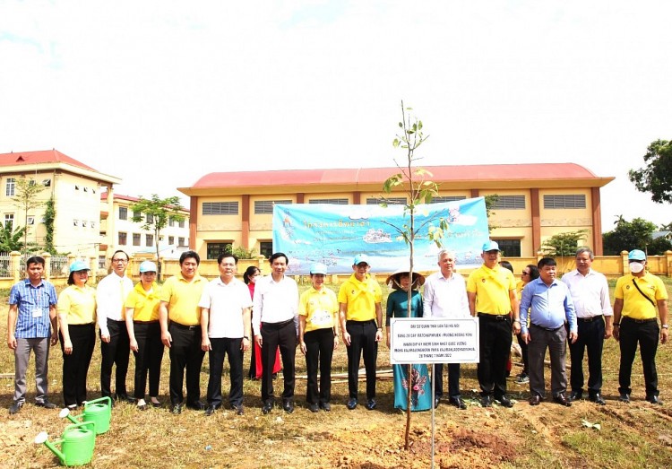 “Chương trình trồng cây hữu nghị năm 2022” tại Vĩnh Phúc thắt chặt tình hữu nghị Việt Nam - Thái Lan