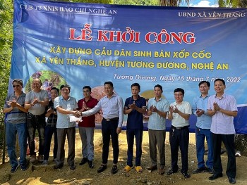 Khởi công xây cầu vượt lũ cho bà con dân tộc thiểu số miền núi Nghệ An