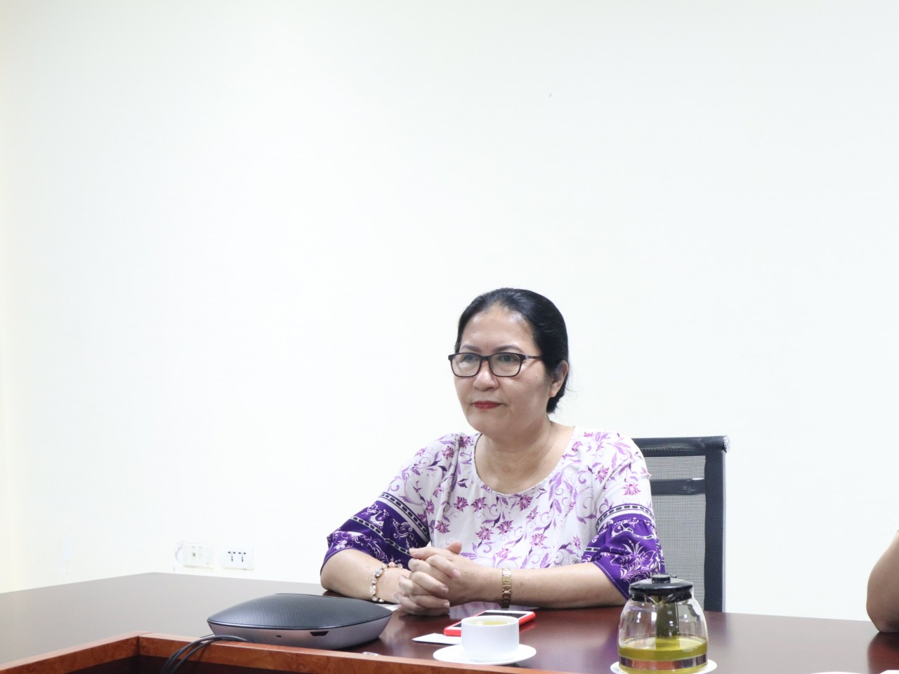 bà Trần Thị Chang, Chủ tịch Hội hữu nghị Malaysia - Việt Nam.