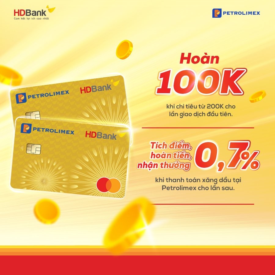 Bật mí cách hoàn được nhiều tiền nhất khi dùng thẻ HDBank Petrolimex 4 trong 1