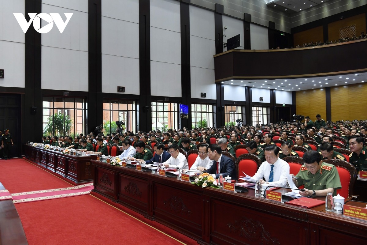 Thủ tướng Phạm Minh Chính dự và phát biểu tại Hội nghị quân chính toàn quân