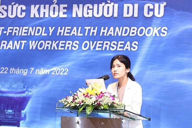 Bà Aiko Kaji - Chuyên gia sức khỏe di cư IOM tại Việt Nam.
