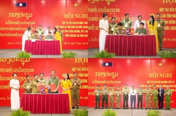 Nghệ An và 03 tỉnh nước bạn Lào tăng cường quan hệ hữu nghị, hợp tác bảo đảm an ninh trật tự