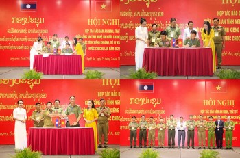 nghe an va 03 tinh nuoc ban lao tang cuong quan he huu nghi hop tac bao dam an ninh trat tu
