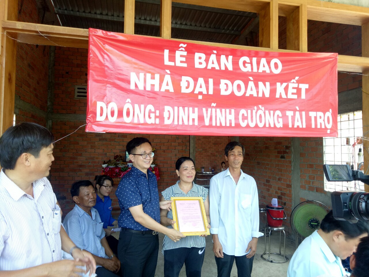 Kiều bào tặng 3 căn nhà đại đoàn kết cho hộ có hoàn cảnh khó khăn tại Tiền Giang