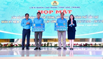 Sóc Trăng trao hơn 50.500 phần quà và 50 “Mái ấm công đoàn” cho người lao động