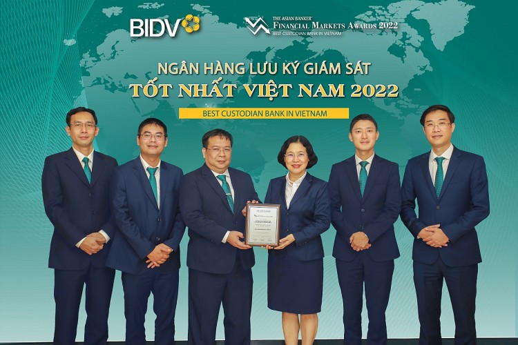 BIDV nhận giải thưởng “Ngân hàng lưu ký giám sát tốt nhất Việt Nam 2022”