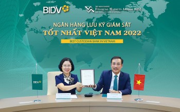 bidv nhan giai thuong ngan hang luu ky giam sat tot nhat viet nam 2022