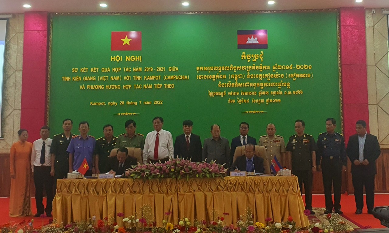 Kiên Giang và tỉnh Kampot (Campuchia) hợp tác trong 6 lĩnh vực