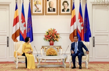 Đoàn đại biểu Hội Hữu nghị Việt Nam - Campuchia thăm, làm việc tại Vương quốc Campuchia