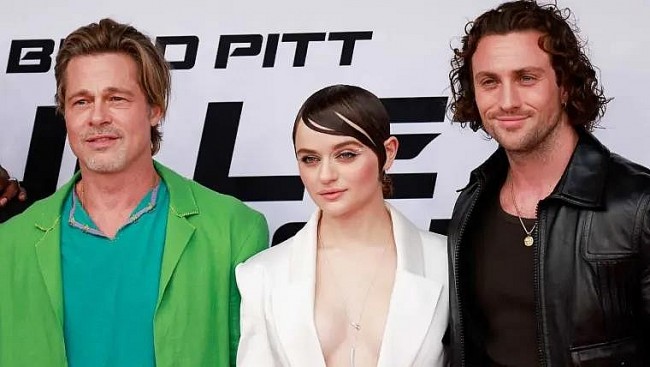 Ngôi sao Joey King diện đầm của NTK Công Trí tỏa sáng trên thảm đỏ cùng Brad Pitt