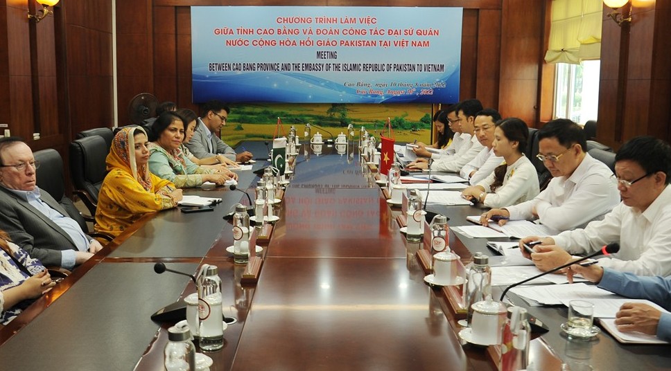 Pakistan sẵn sàng hỗ trợ Cao Bằng đào tạo nguồn nhân lực