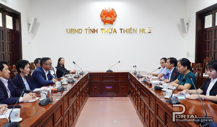 Tập đoàn Banpu - Thái Lan tìm hiểu cơ hội đầu tư tại tỉnh Thừa Thiên Huế