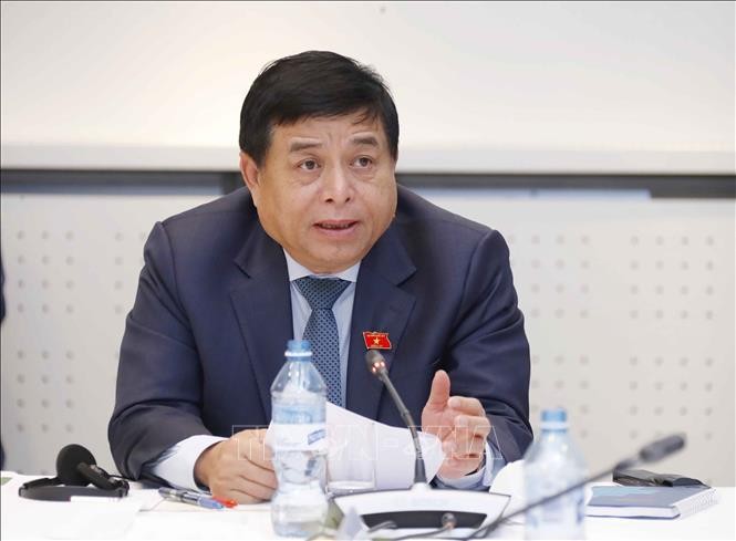 Bộ trưởng Bộ Kế hoạch và Đầu tư Nguyễn Chí Dũng. Ảnh: Doãn Tấn/TTXVN