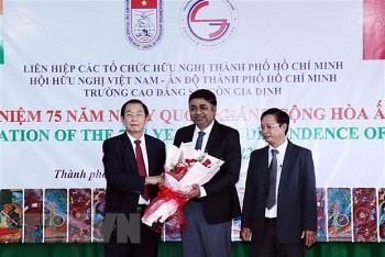Thành phố Hồ Chí Minh: Kỷ niệm 75 năm Ngày Quốc khánh Cộng hòa Ấn Độ Thành phố Hồ Chí Minh: Kỷ niệm 75 năm Ngày Quốc khánh Cộng hòa Ấn Độ