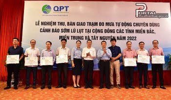 13 tinh thanh duoc ban giao 151 tram do mua tu dong phuc vu canh bao som mua lu tai cong dong