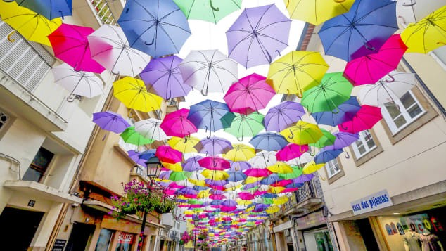 Phố Ô ở Bồ Đào Nha (Ảnh: Jose Coelho/EPA/Shutterstock)