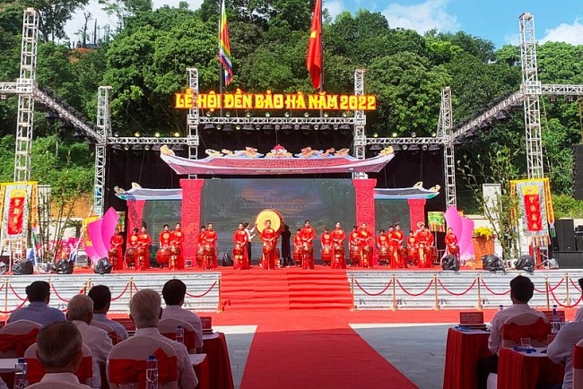 Lễ hội đền Bảo Hà tưởng nhớ Tướng quân Hoàng Bảy