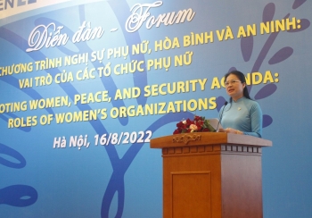 Thúc đẩy chương trình nghị sự phụ nữ, hòa bình và an ninh