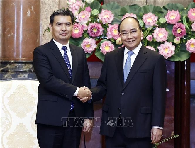 Thủ tướng Phạm Minh Chính tiếp Bộ trưởng Bộ Tư pháp Lào Phayvy Xibualypha