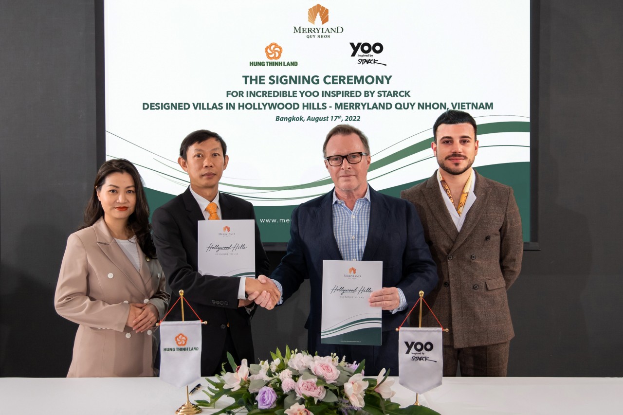 Hưng Thịnh Land ký kết hợp tác cùng YOO Inspired by Starck tại Bangkok.