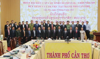 TP Cần Thơ và tỉnh Champasak (Lào) đẩy mạnh hợp tác đa lĩnh vực