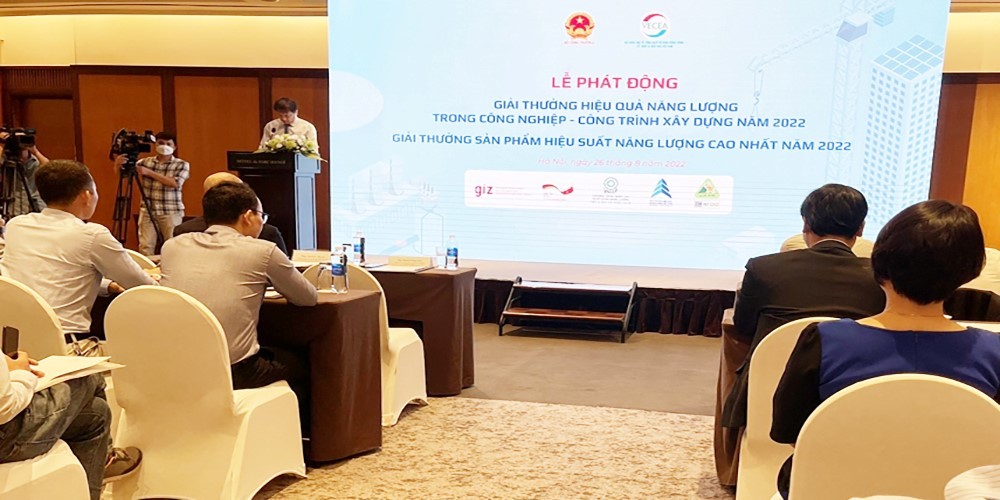  Quang cảnh lễ phát động các giải thưởng tôn vinh sử dụng năng lượng tiết kiệm và hiệu quả.