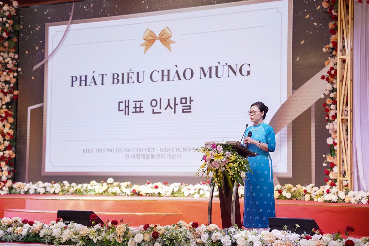 Bà Vũ Thị Kim Liên – Chủ tịch Hội Liên hiệp Phụ nữ thành phố Hải Phòng.