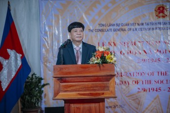 Kỷ niệm 55 năm thiết lập quan hệ ngoại giao giữa Việt Nam và Campuchia Kỷ niệm 55 năm thiết lập quan hệ ngoại giao giữa Việt Nam và Campuchia