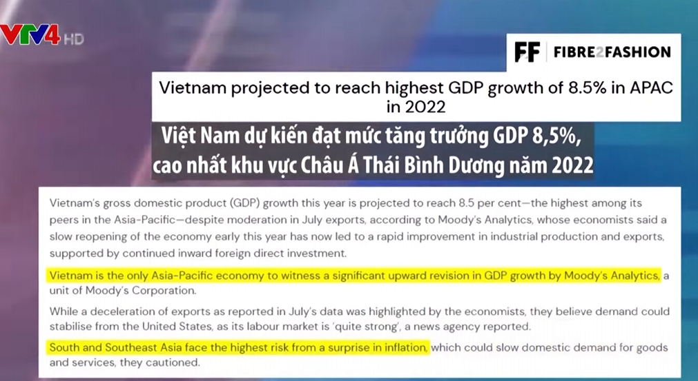 Truyền thông Mỹ đánh giá tích cực về triển vọng tăng trưởng của Việt Nam
