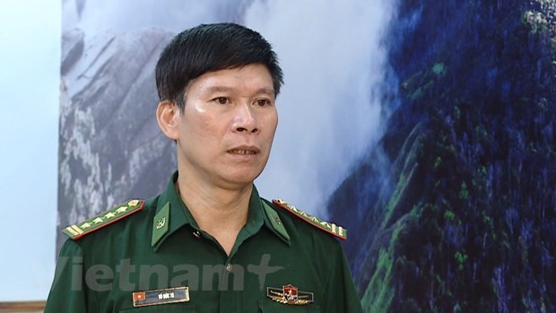 Đại tá Vũ Đức Tú, Phó Chính ủy Bộ đội Biên phòng tỉnh Sơn La (Ảnh: Hạnh Quỳnh/Vietnam+).