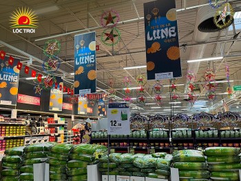 Gạo Việt Nam lên kệ đại siêu thị ở Pháp