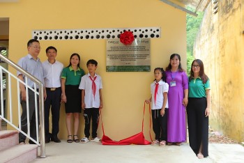 ChildFund bàn giao công trình nhà ở nội trú, nhà ăn và nhà bếp tại Cao Bằng