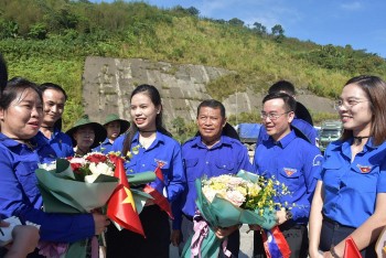 Đoàn đại biểu Lào tham dự Chương trình gặp gỡ Hữu nghị Thanh niên Việt Nam - Lào