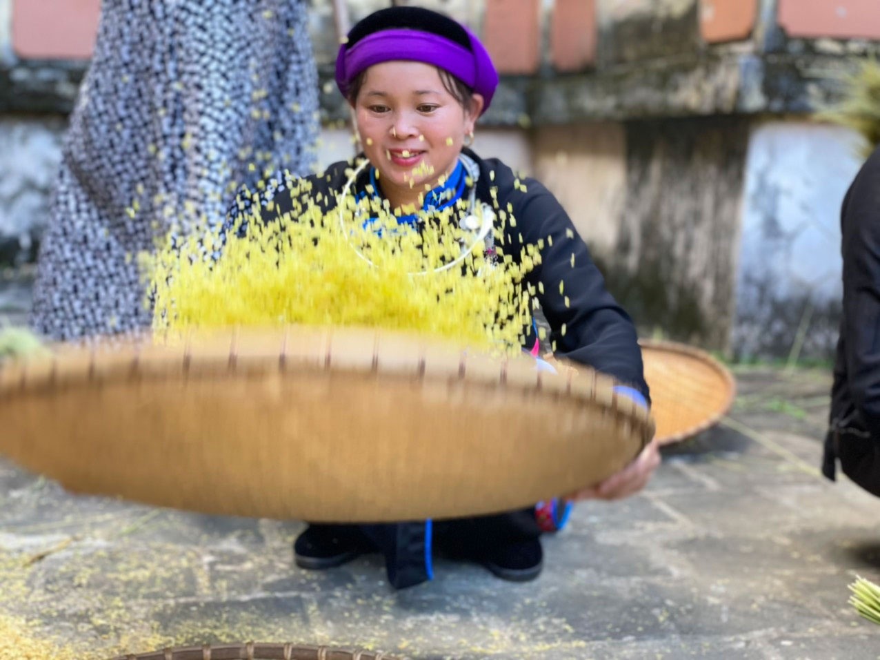 Chọn hương cốm mở đầu cho Festival cao nguyên trắng Bắc Hà