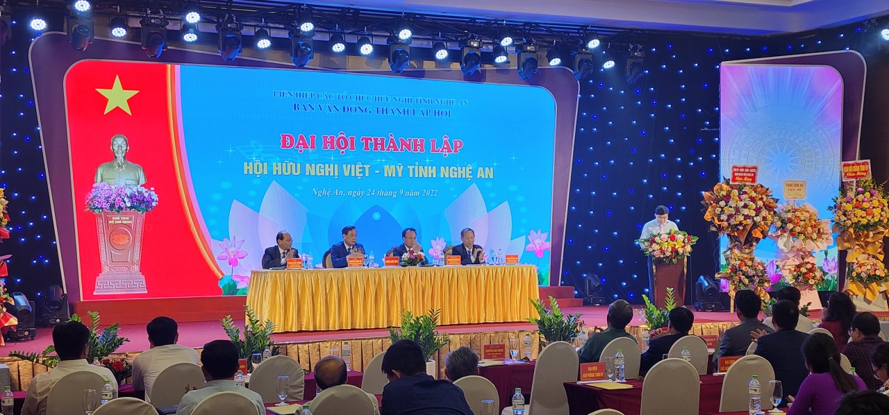 Thành lập Hội Hữu nghị Việt - Mỹ tỉnh Nghệ An Thành lập Hội Hữu nghị Việt - Mỹ tỉnh Nghệ An