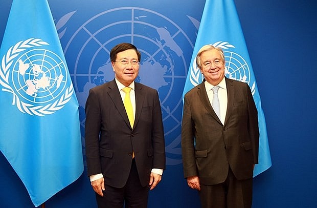 Tổng Thư ký Guterres: LHQ sẽ hỗ trợ ưu tiên phát triển của Việt Nam | Chính trị | Vietnam+ (VietnamPlus)