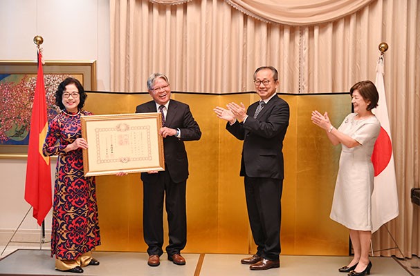 Nhật Bản vinh danh đóng góp của PGS.TS Hà Hùng Cường trong quan hệ hợp tác tư pháp