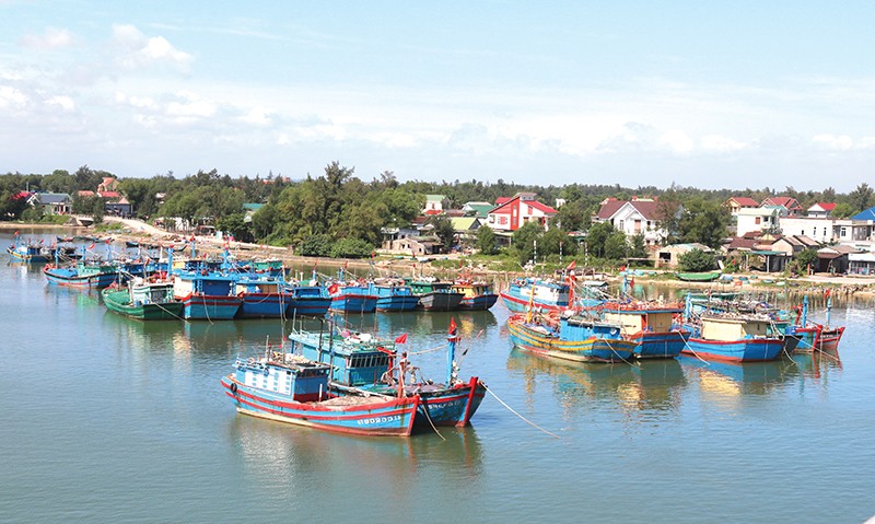 Đội tàu đánh bắt xa bờ - Ảnh: N.K