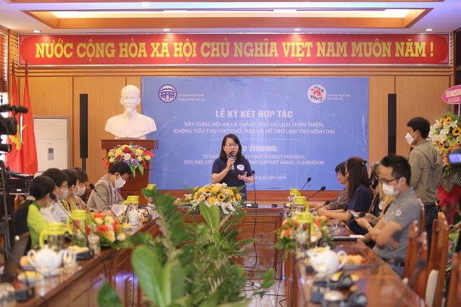 Tài trợ 1,1 tỷ đồng xây dựng dự án "Hội An nói không với thịt chó, mèo"