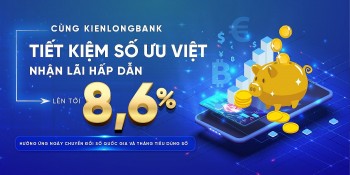 Lãi suất tiết kiệm KienlongBank lên tới 8,6%