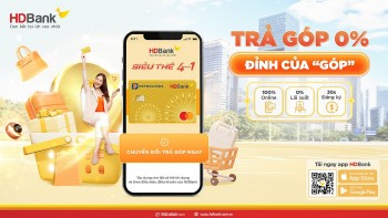 Thoải mái mua sắm với tính năng chuyển đổi trả góp 0% lãi suất từ HDBank