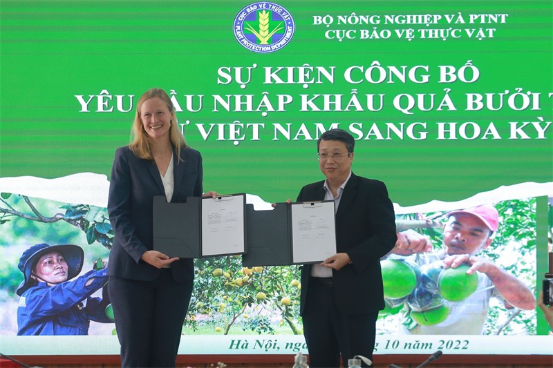 Sự kiện công bố yêu cầu nhập khẩu quả bưởi tươi từ Việt Nam sang Hoa Kỳ